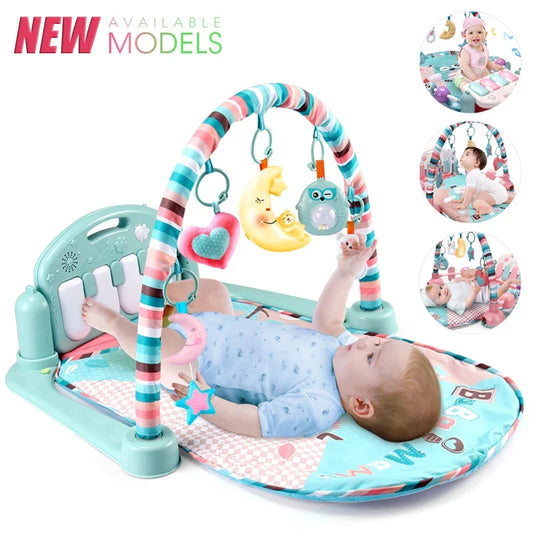 🎶Musical Baby Play Gym Mat – Interactive Piano & Sensory Activity Centre