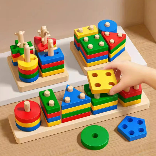 Colorful Shape Sorting Fun