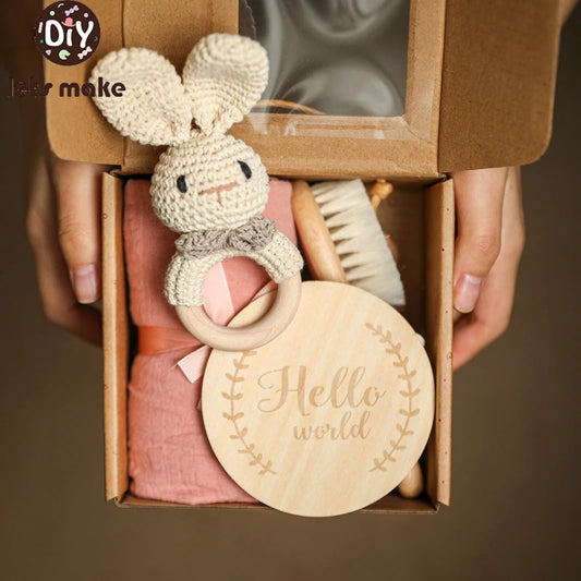 🐇Snuggle Bunny Baby Gift Set – Newborn Essentials & Keepsake Box